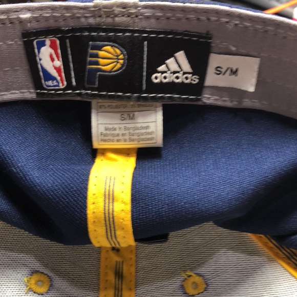 Indiana Pacers NBA Adidas Men’s Flex Fit Hat Cap size S/M - Picture 4 of 4